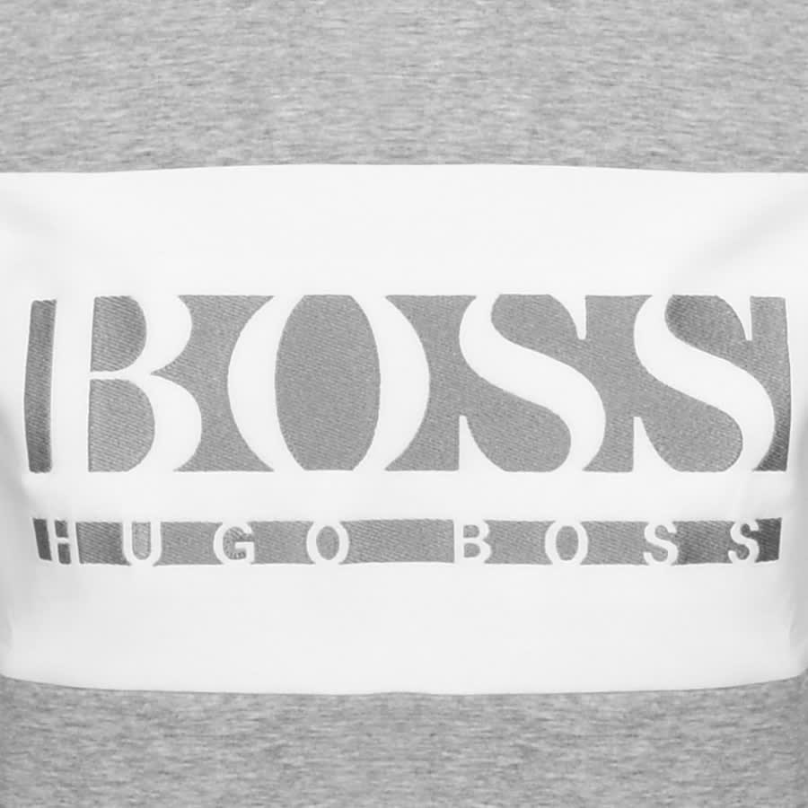 Alternative Image for ProductBOSS Salbo 1 Crew Neck Sweatshirt Grey3